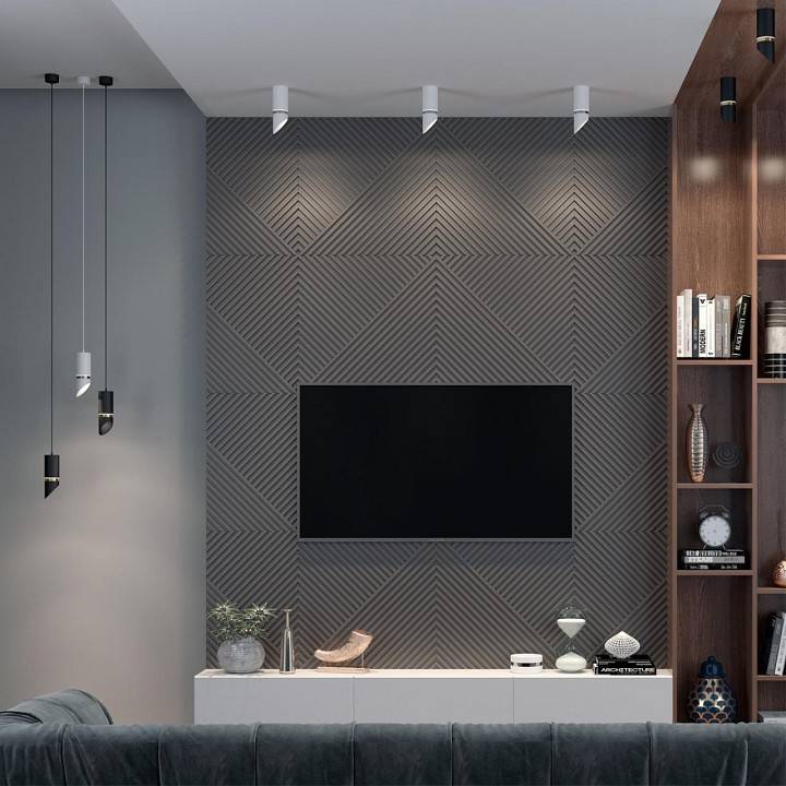 Подвесной светильник Novotech Delta 10 Вт белый/золото 370908