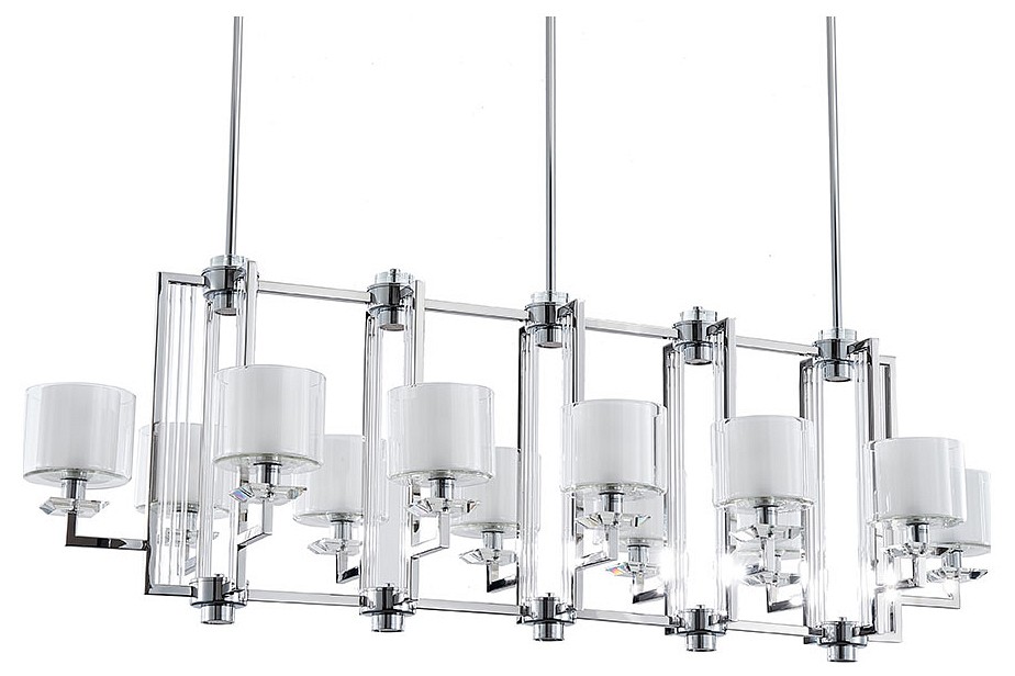 Люстра на штанге Newport 4400 4408+4/S chrome