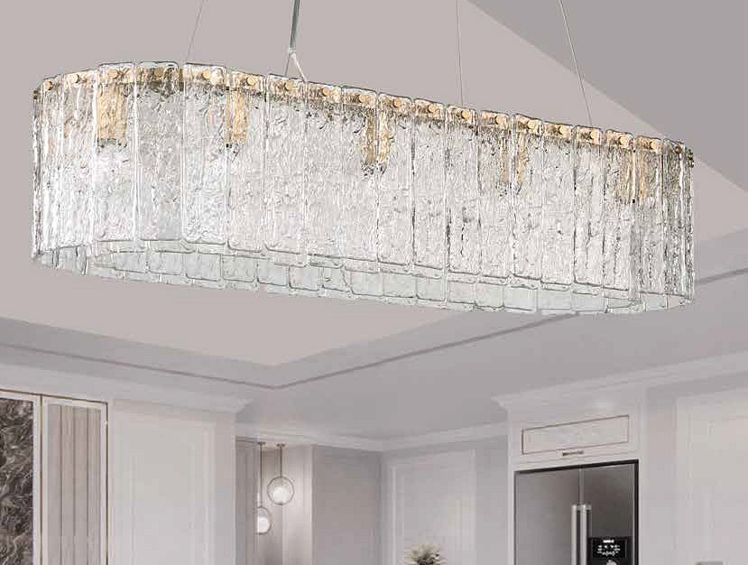 Подвесная люстра Newport 10820 10820/120 brass oval