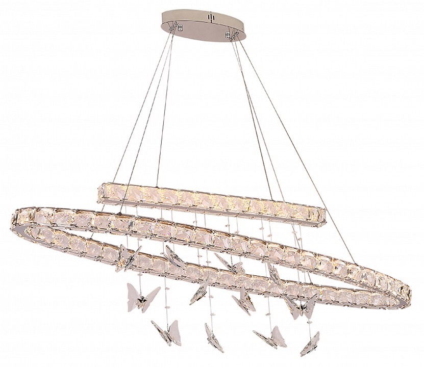 Подвесной светильник Newport 8120 8120/120 oval chrome