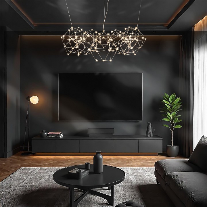 Подвесная люстра O-LUCE Bjork круглая без вставок 11810-1