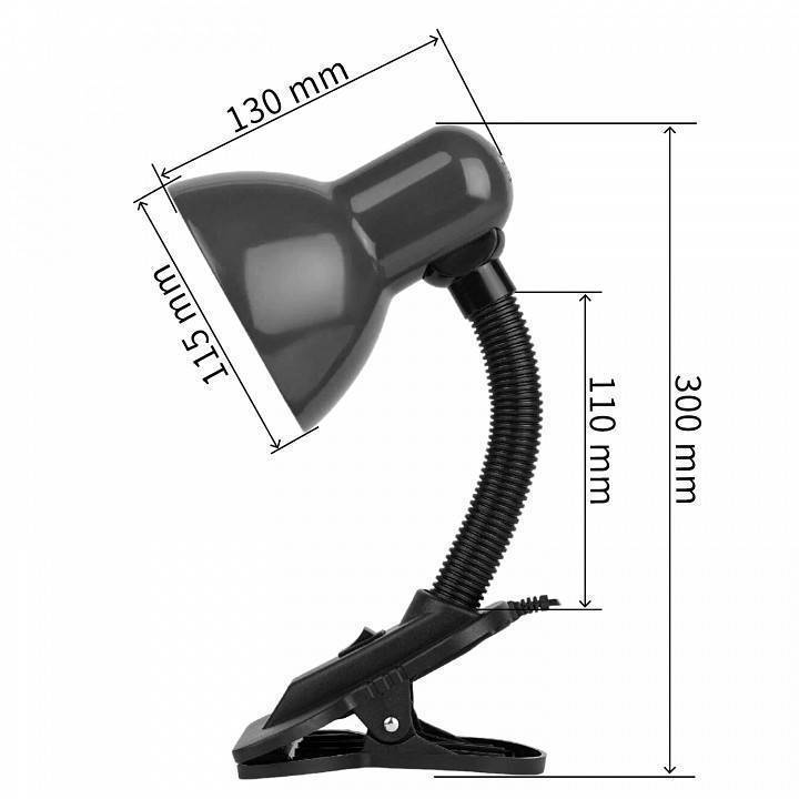 Настольная лампа офисная Reluce 00108-2 00108-0.7-01 BL