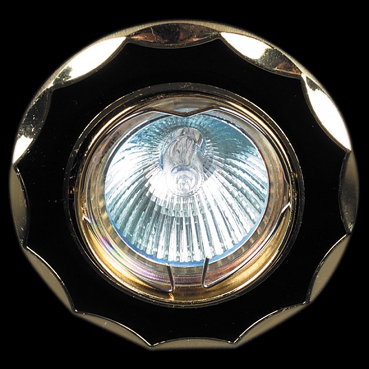 Встраиваемый светильник  01001-9.0-001AK MR16 BK+GD