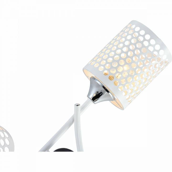 Люстра на штанге Reluce 5 ламп WH+CR 01332-0.3-05 WH+CR