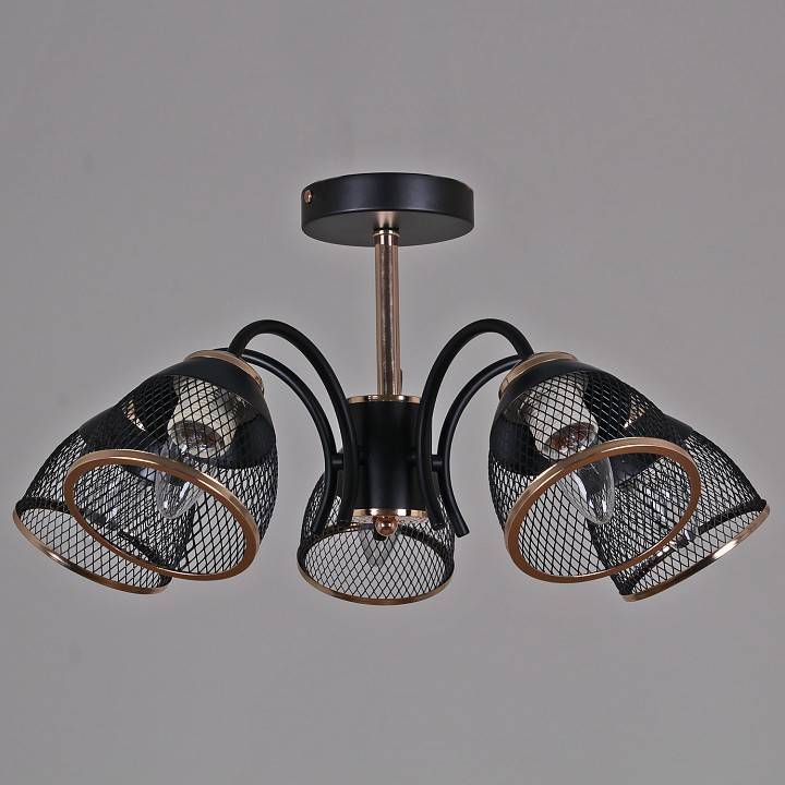 Люстра на штанге Reluce 01505 01505-0.3-05 BK+FGD