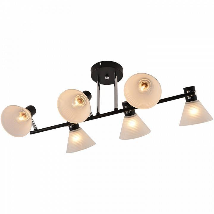 Люстра на штанге Reluce 01553 01553-3.3-06B BK+CR