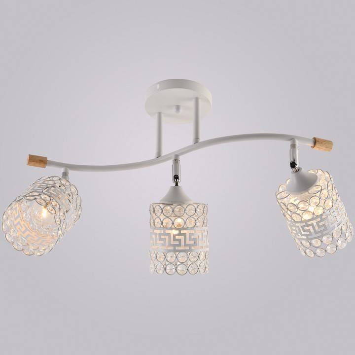 Светильник на штанге Reluce 01588-1 WH+CR+WOOD 01588-0.3-03