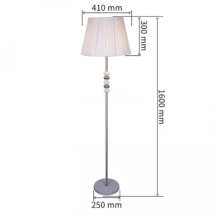 Торшер 02063-0.6-01 WH-CR