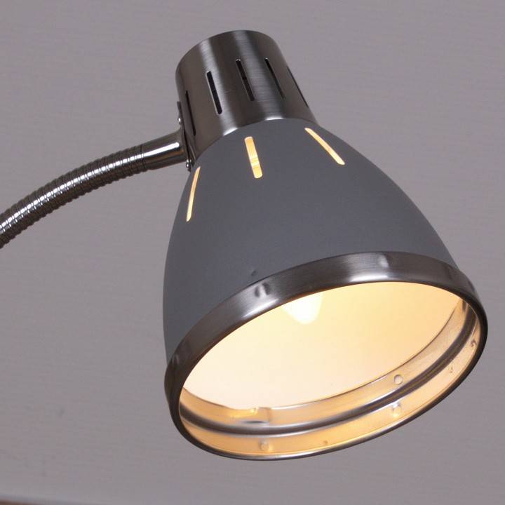 Настольная лампа офисная Reluce 02155 02155-0.7-01 GY