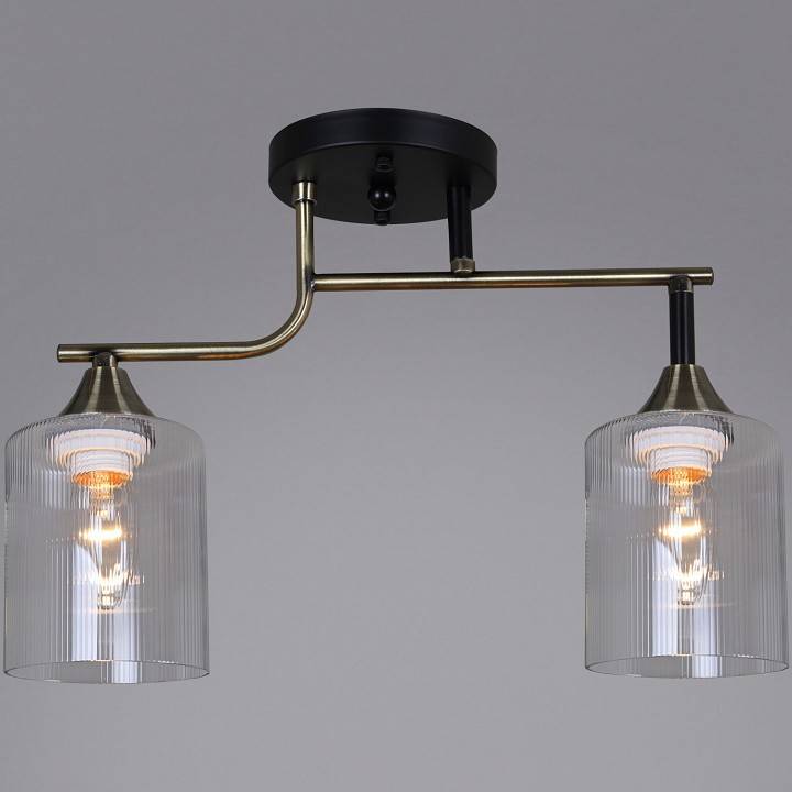 Светильник на штанге De Markt 02312-0.3-02 AB+BK 02312-0.3-02 AB+BK