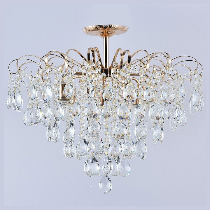 Люстра на штанге De Markt 04051-0.3-07 7xE27 золото 04051-0.3-07 FGD