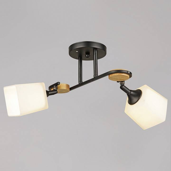 Светильник на штанге Reluce 04217-1 2 лампы черный 04217-0.3-02 BK