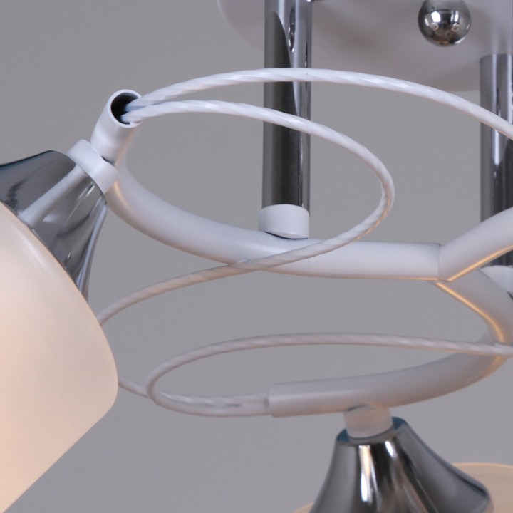 Люстра на штанге Reluce 06108-0.3-03 WH+CR