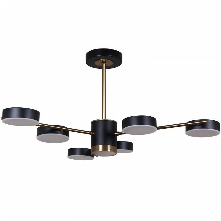 Люстра на штанге 06369-0.3-06 COP+BK