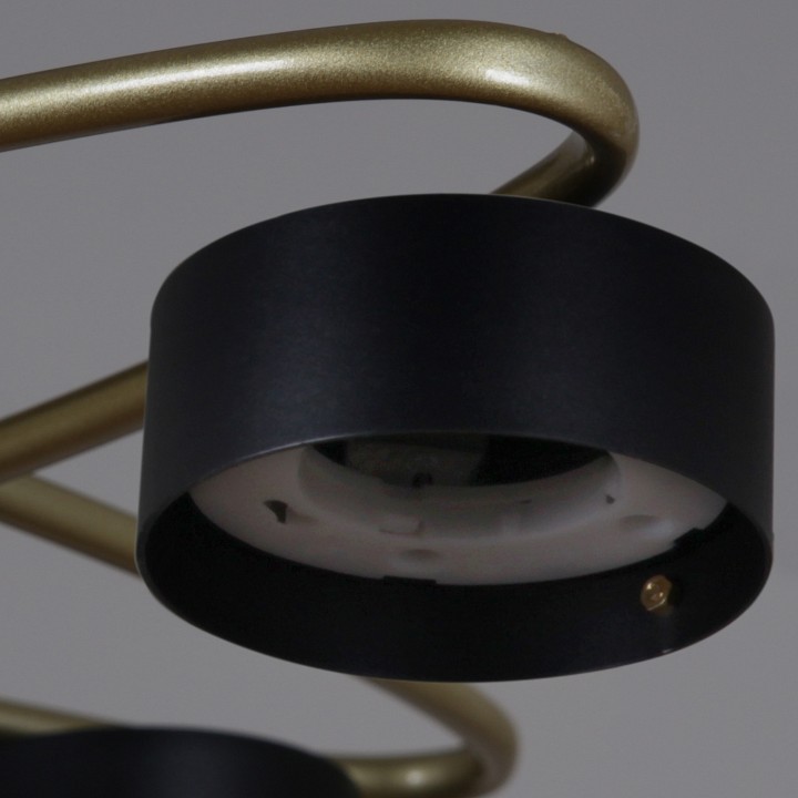 Люстра на штанге Reluce 06658-0.3-08 GD+BK GX53