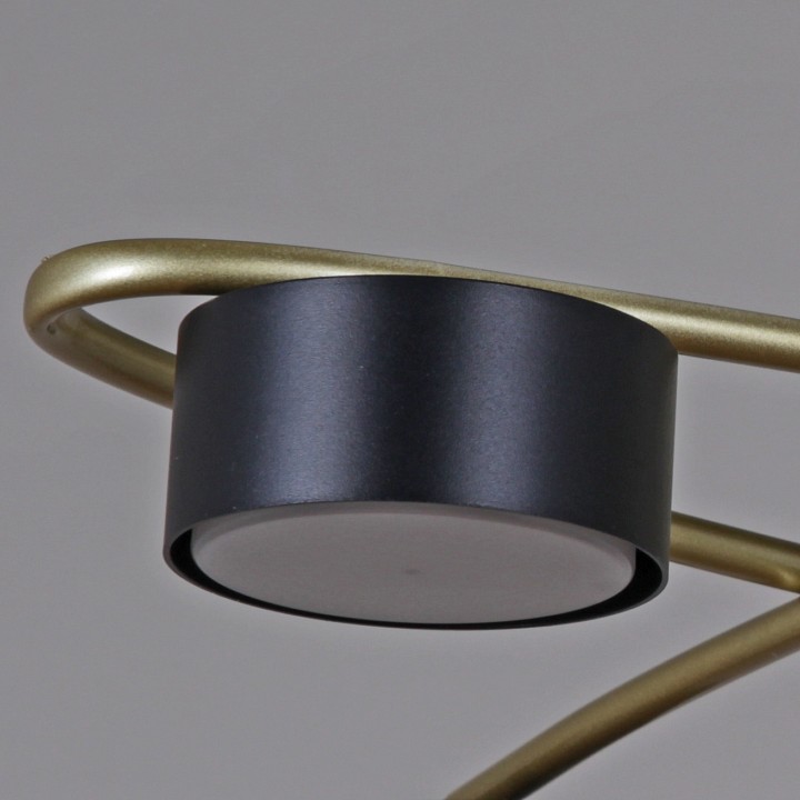 Люстра на штанге Reluce 06658-0.3-08 GD+BK GX53