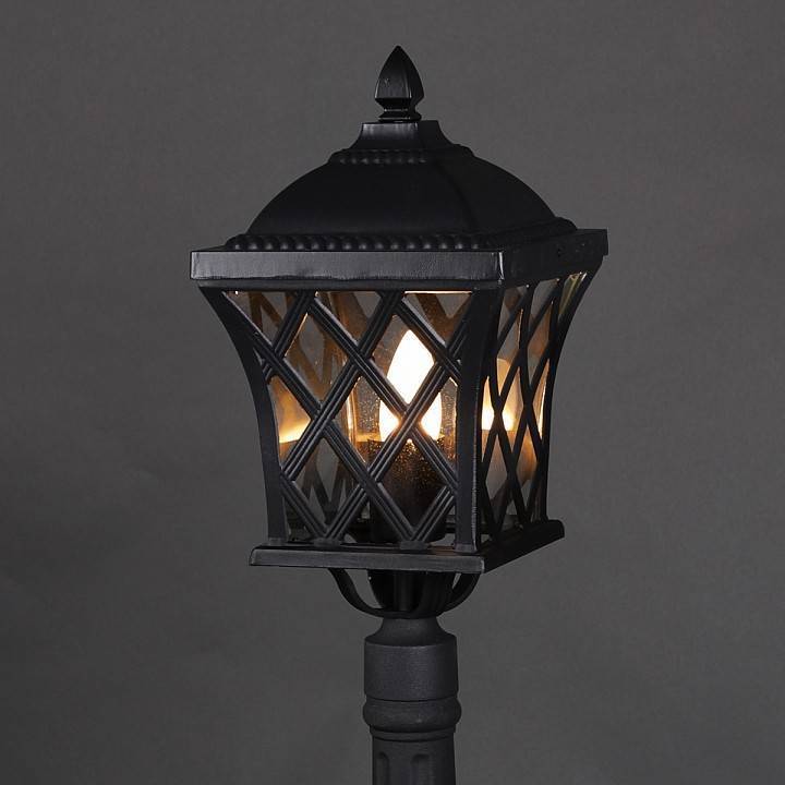 Наземный высокий светильник Reluce 09017 09017-0.7-001SL 0.8M BK