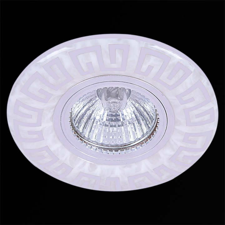 Встраиваемый светильник 09504-9.0-001MN MR16+LED3W WH/CR