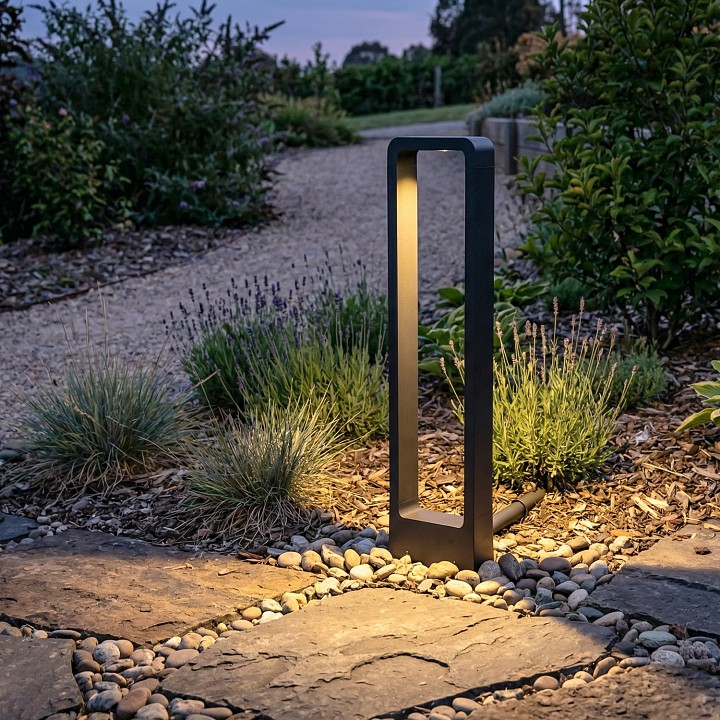 Наземный низкий светильник  09962-0.7-001JH 0,6M LED10W BK RLOS