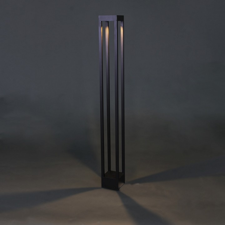 Наземный высокий светильник  09970-0.7-001U 1,0M LED7W BK RLOS