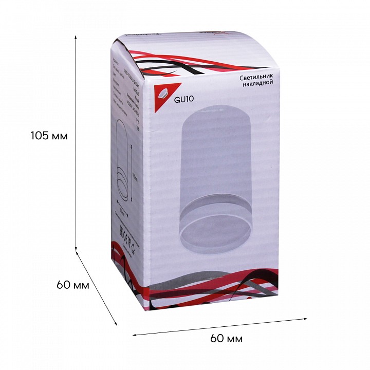 Накладной светильник 16001 16001-9.5-001LD GU10 WT