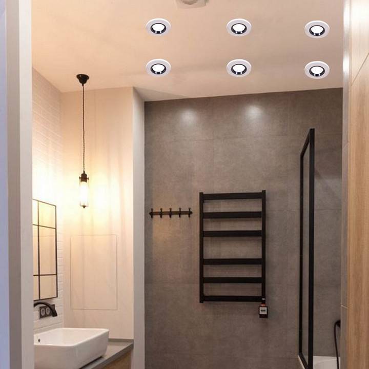 Встраиваемый светильник Reluce  16121-9.0-001 WT+BK