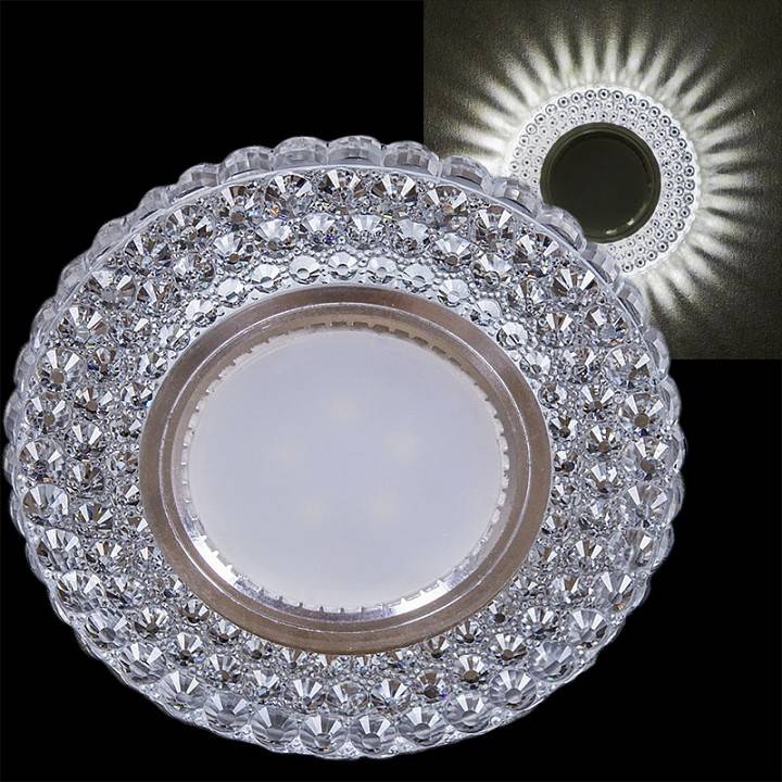 Встраиваемый светильник Reluce MR16+LED 3 Вт прозрачный 16602-9.0-001CN