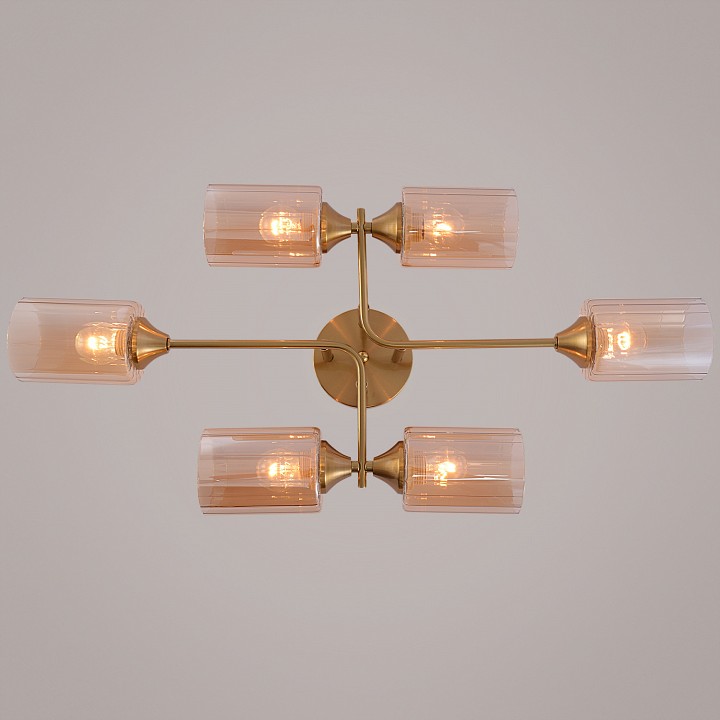 Люстра на штанге  19610-0.3-06 COPPER