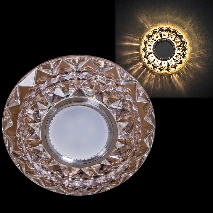 Встраиваемый светильник  22046-9.0-001PL MR16+LED3W TEA