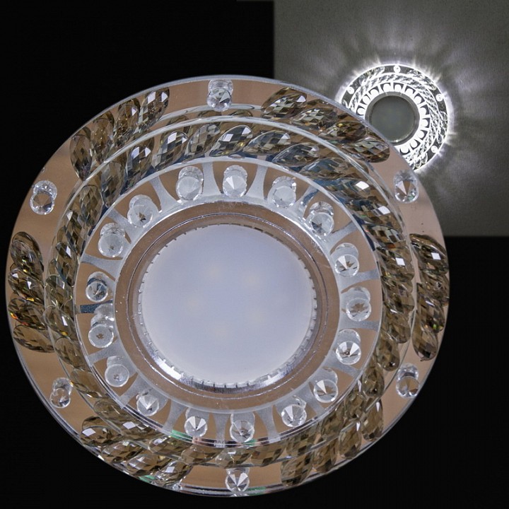 Встраиваемый светильник 22092-9.0-001PL MR16+LED3W CL+GR