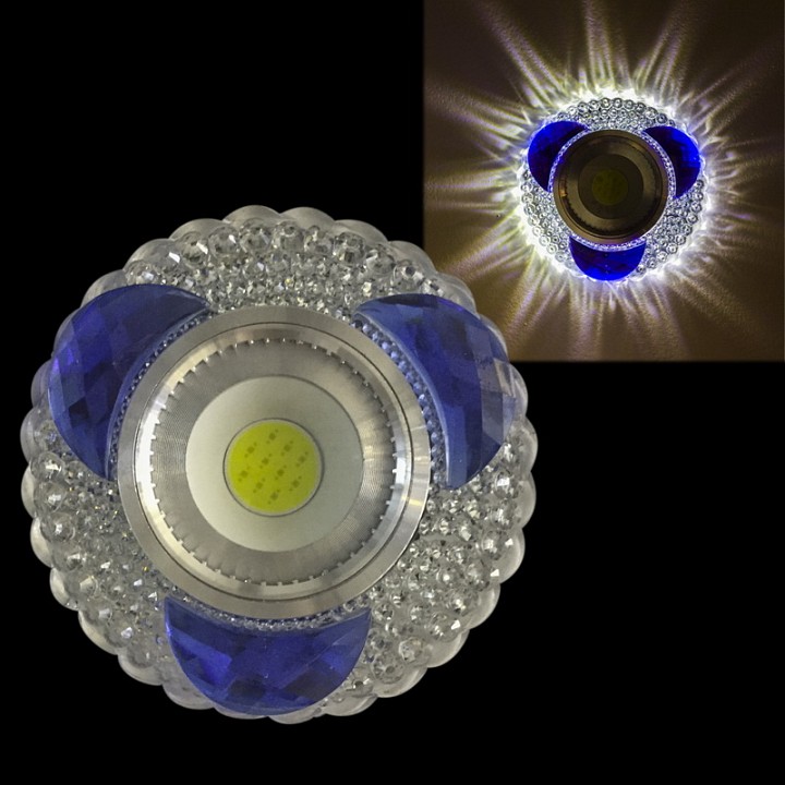 Встраиваемый светильник  42240-9.0-001PL MR16+LED3W CL/BL
