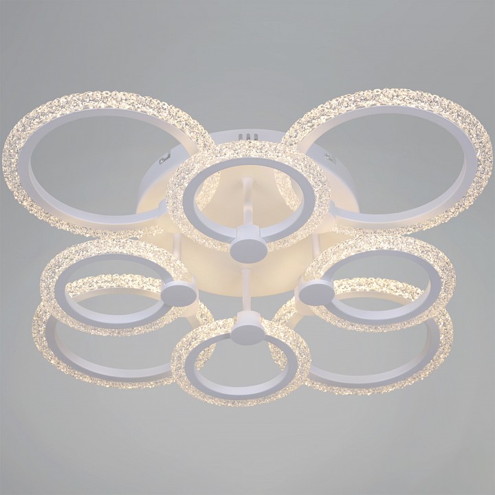 Люстра на штанге светодиодная Reluce 51150-0.3-4+4 WH