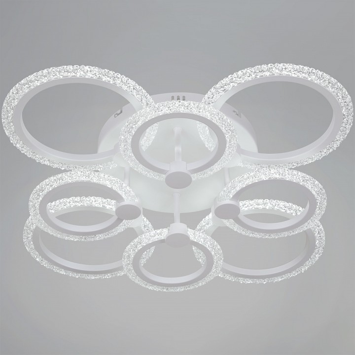 Люстра на штанге светодиодная Reluce 51150-0.3-4+4 WH