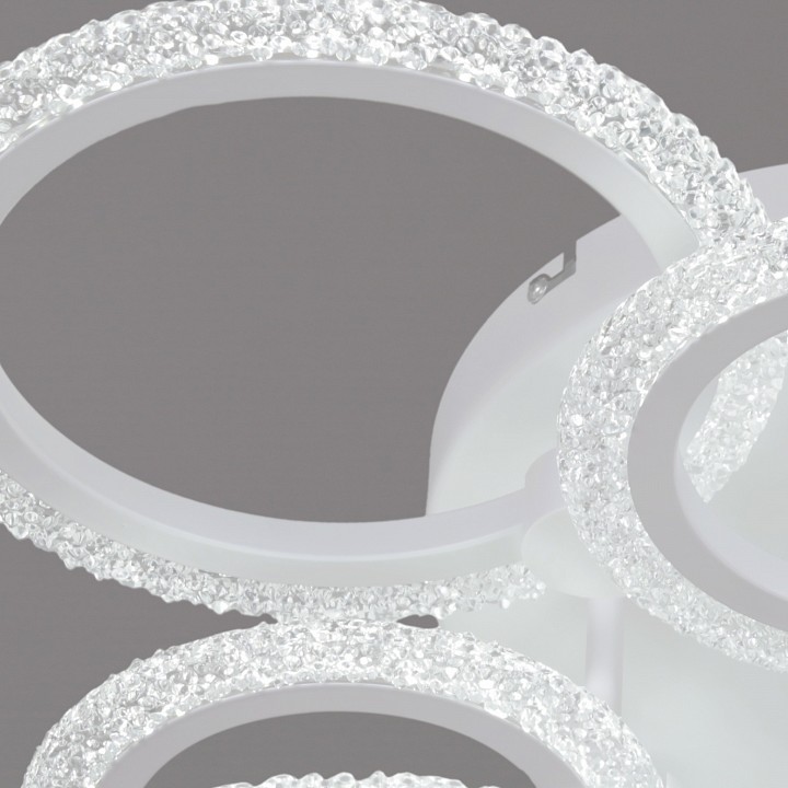 Люстра на штанге светодиодная Reluce 51150-0.3-4+4 WH