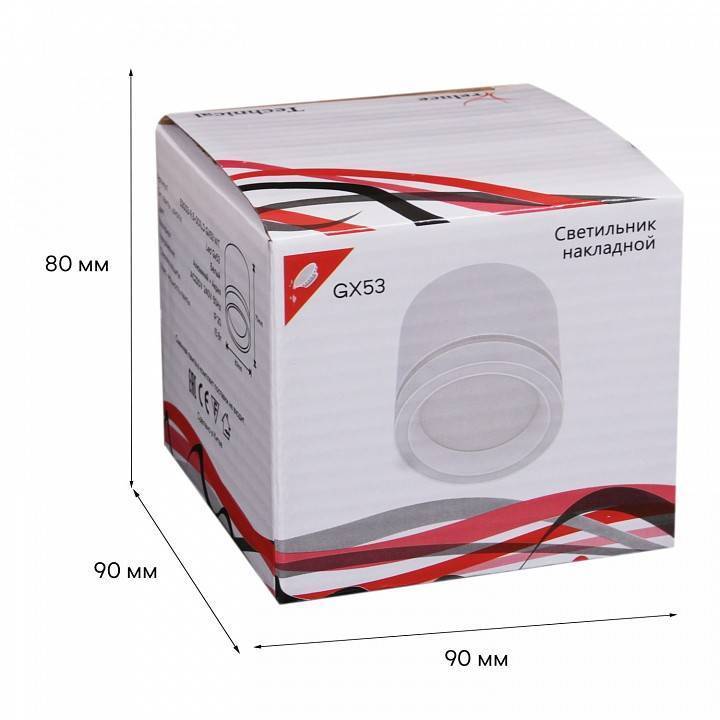 Накладной светильник Reluce 53003 53003-9.5-001LD GX53 WT