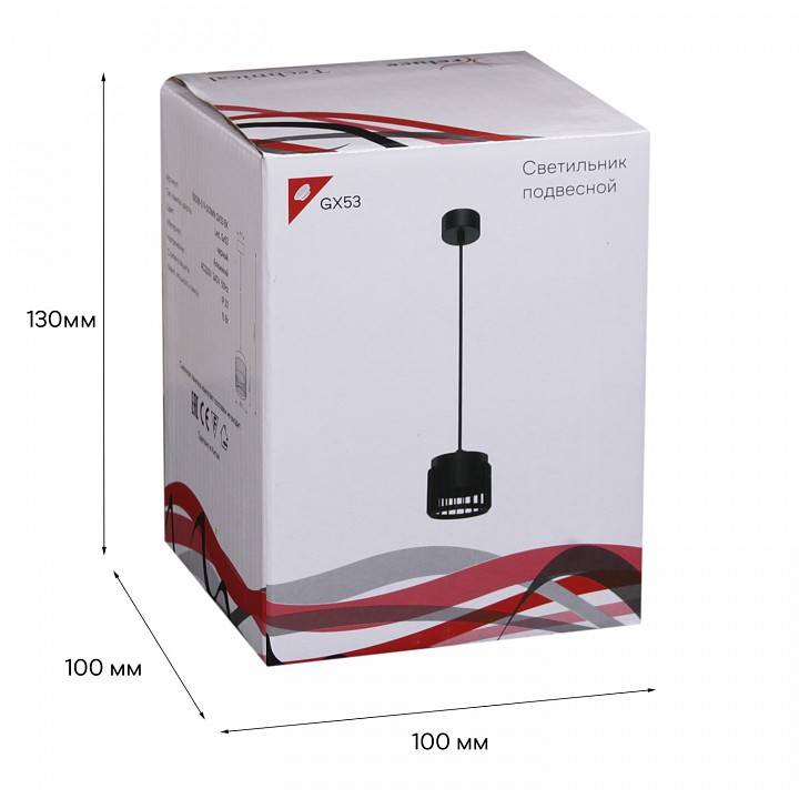 Подвесной светильник Reluce 53018 53018-0.9-001MN GX53 BK