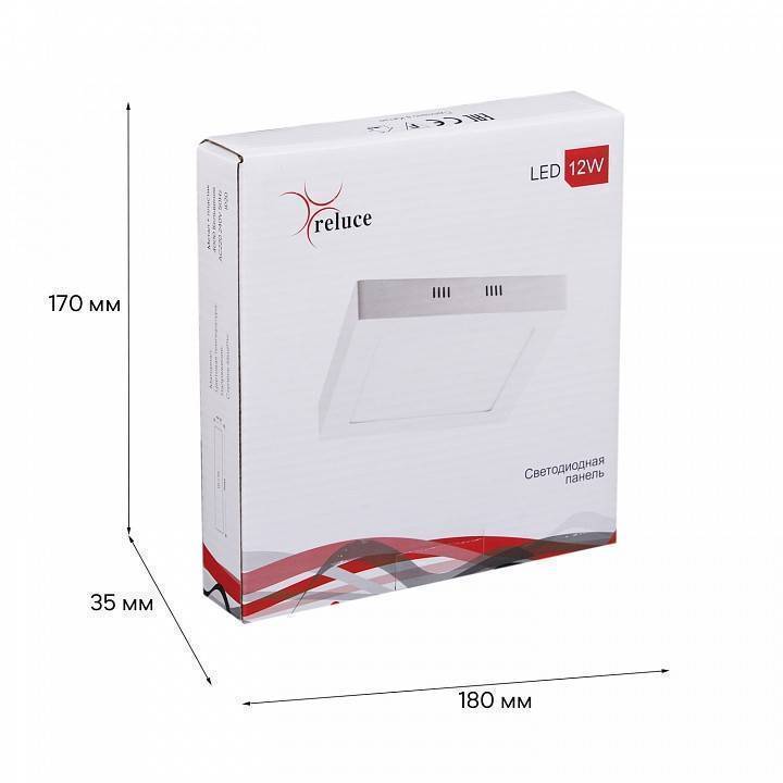 Накладной светильник Reluce 70607 70607-9.5-001OL LED12W WH 4000K