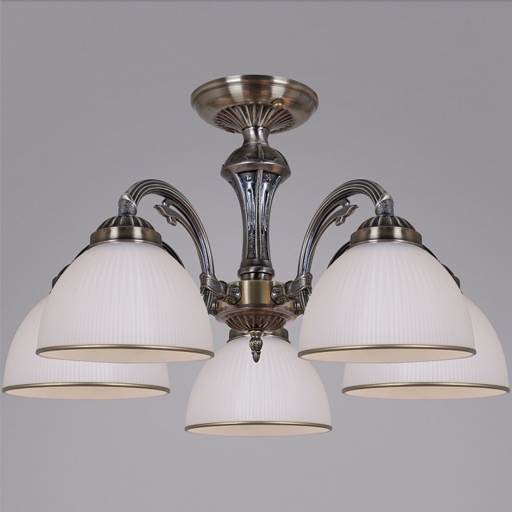 Люстра на штанге De Markt Бремен 5x40 Вт E14 74428-0.3-05