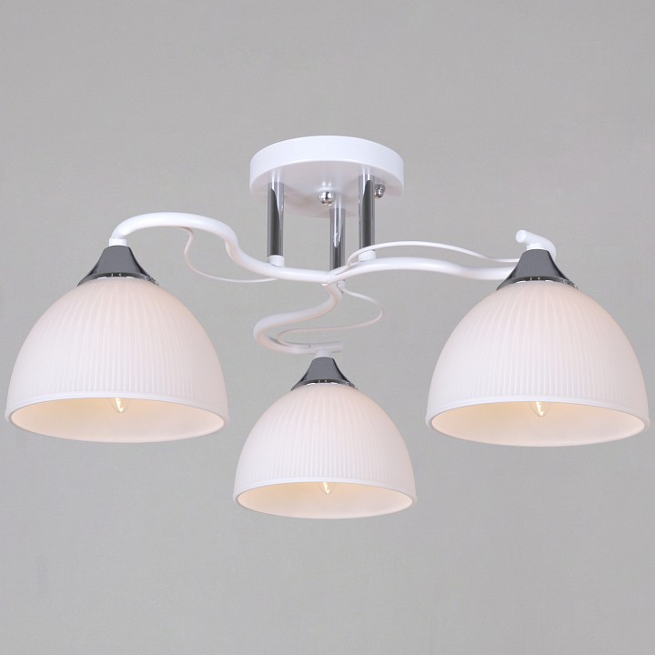 Люстра на штанге  85460-0.3-03 WH+CR