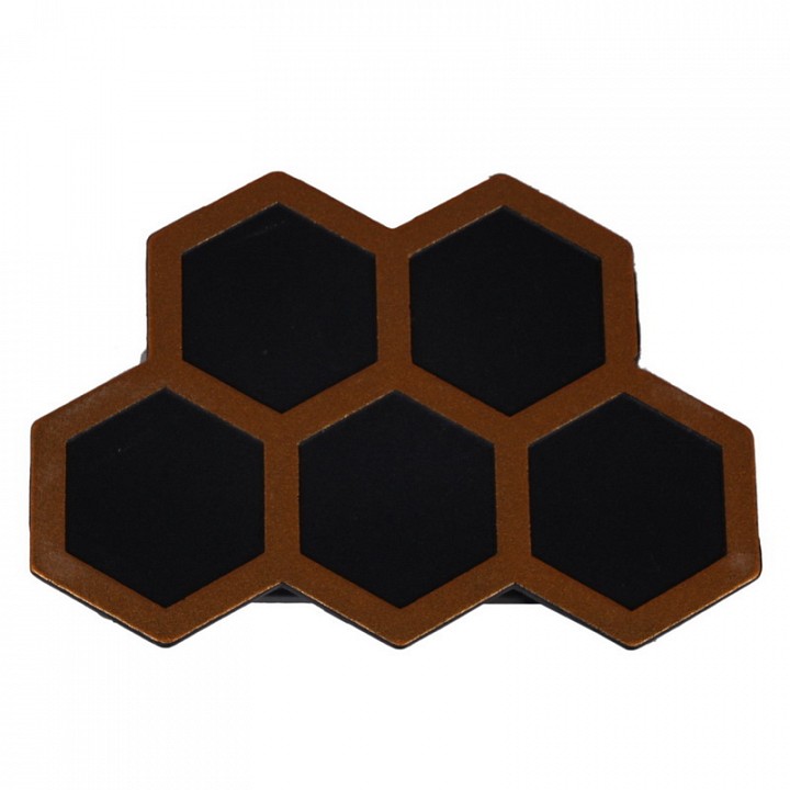 Накладной светильник 86222-9.2-005U LED5*1W BK+GD