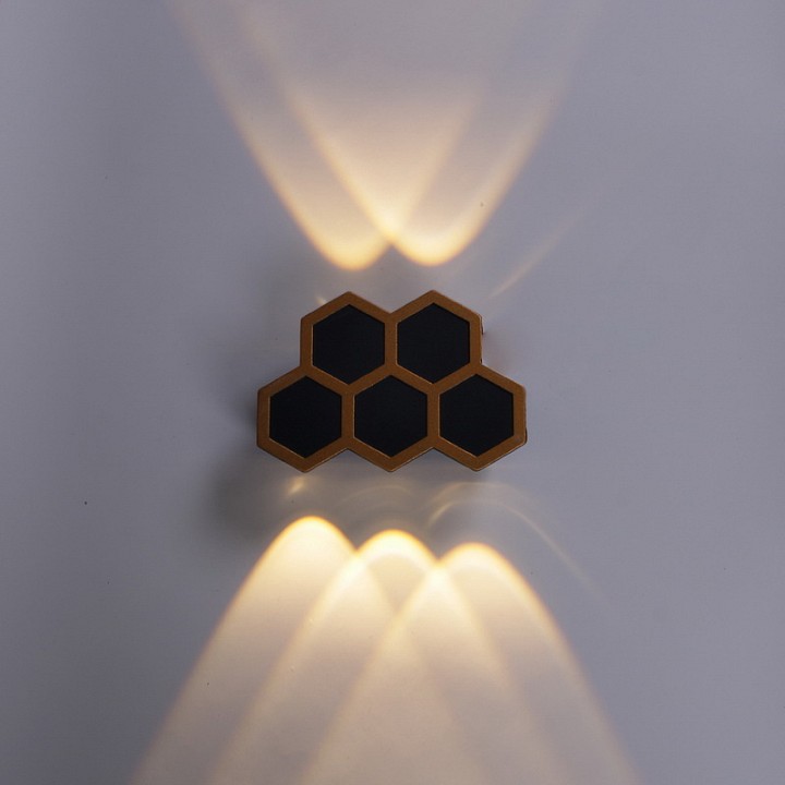 Накладной светильник 86222-9.2-005U LED5*1W BK+GD