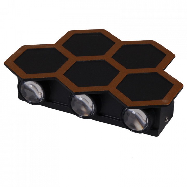 Накладной светильник 86222-9.2-005U LED5*1W BK+GD