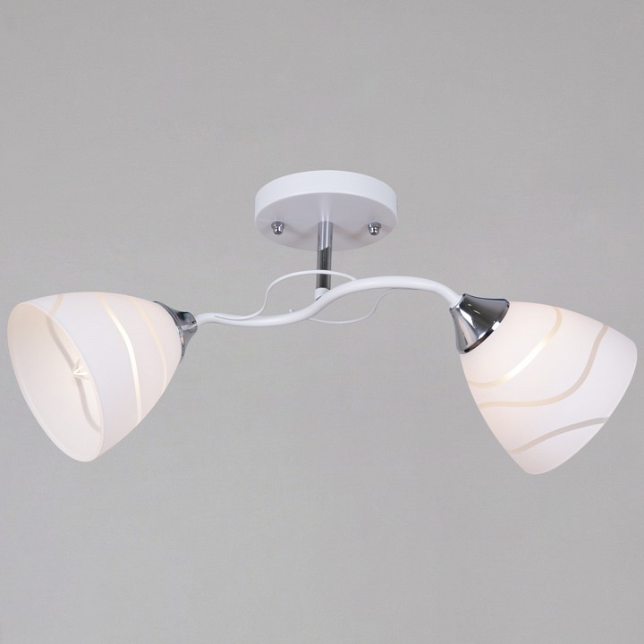 Светильник на штанге  89360-0.3-02 WH+CR