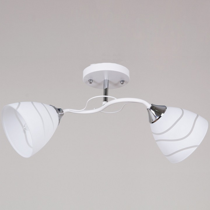 Светильник на штанге  89360-0.3-02 WH+CR