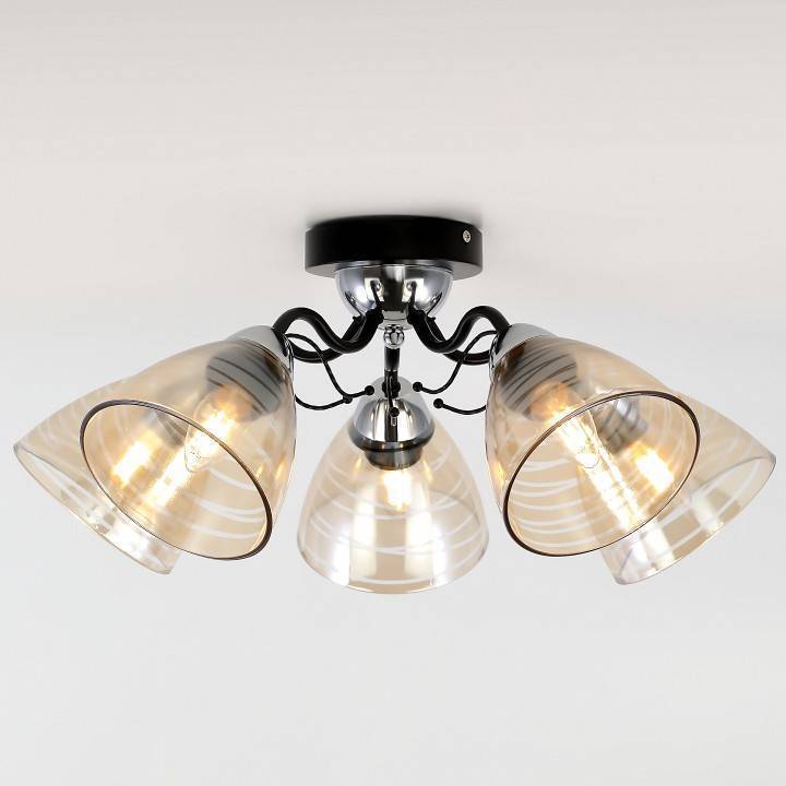 Потолочная люстра Rivoli Friederike 5хE27 40 Вт Б0050317