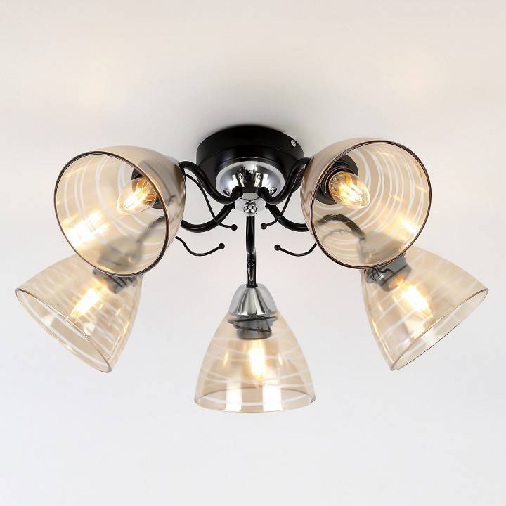 Потолочная люстра Rivoli Friederike 5хE27 40 Вт Б0050317