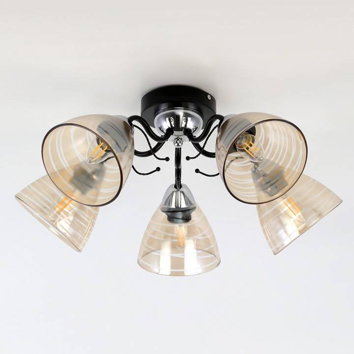 Потолочная люстра Rivoli Friederike 5хE27 40 Вт Б0050317