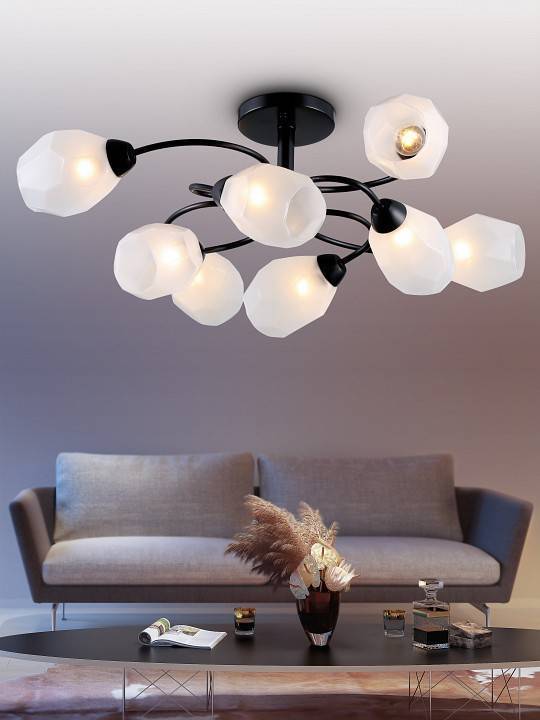 Люстра на штанге Rivoli Gloria 8хE14 40 Вт Б0052696