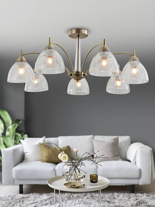 Люстра на штанге Rivoli Doreen 8xE14 Б0055615