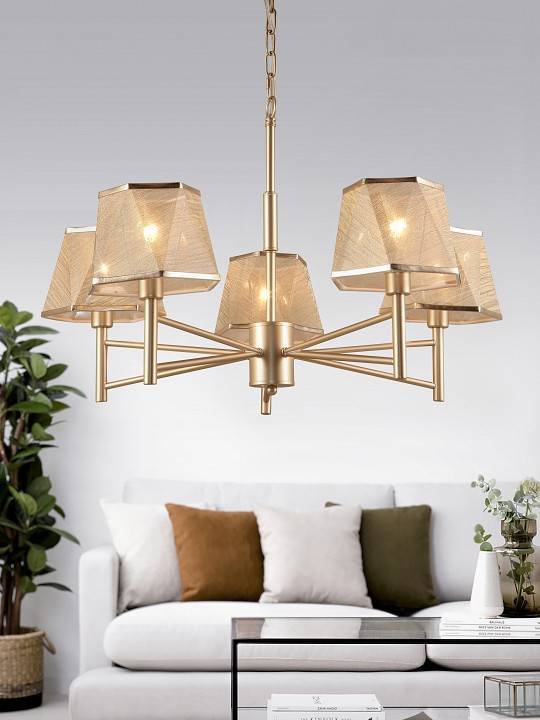 Подвесная люстра Rivoli Edna 6хE14 40 Вт Б0055621